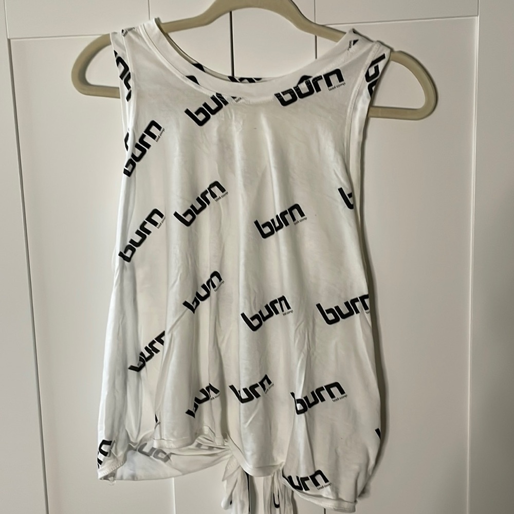 Burn Bootcamp open tie back workout tank